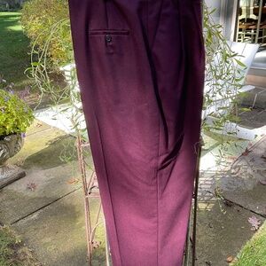 Ralph Lauren 100% wool, burgundy slacks.  Size 12
